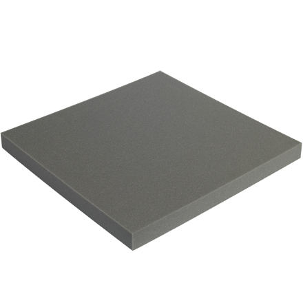 1/2 x 12 x 12" Charcoal Cloud Foam Sheets