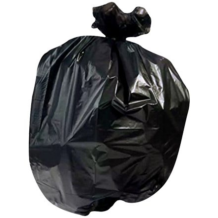 High Density Trash Liners - Black, 56 Gallon, .86 Mil.