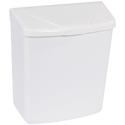 White Wall Mountable Sanitary Napkin Receptacle