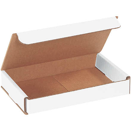 7 x 5 x 1" White Corrugated Mailers