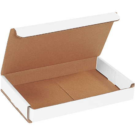 8 x 5 x 1" White Corrugated Mailers